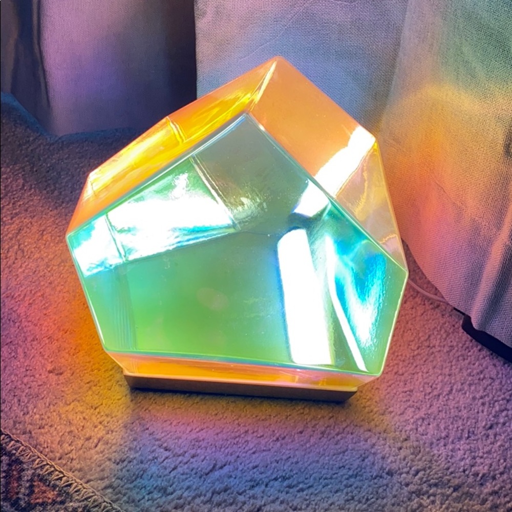 West Elm Glass Gem LED Lamp